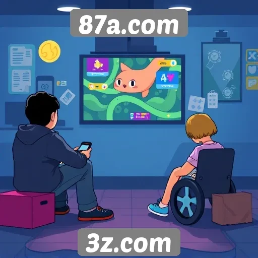 Acessibilidade de jogos no site 87a.com