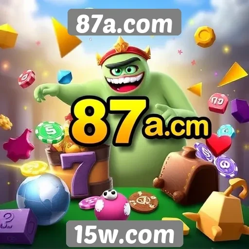 Variedade de jogos oferecidos pelo site 87a.com